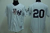 New York Yankees #20 Jorge Posada white Jerseys,baseball caps,new era cap wholesale,wholesale hats