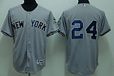 New York Yankees #24 Robinson Cano grey Jerseys,baseball caps,new era cap wholesale,wholesale hats