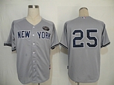 New York Yankees #25 Teixeira grey with GMS patch Jerseys,baseball caps,new era cap wholesale,wholesale hats