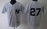 New York Yankees #27 Raul Ibanez White Jerseys,baseball caps,new era cap wholesale,wholesale hats