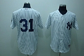 New York Yankees #31 GRANDERSON white Jerseys,baseball caps,new era cap wholesale,wholesale hats