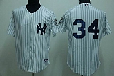 New York Yankees #34 Hughes white Jerseys,baseball caps,new era cap wholesale,wholesale hats