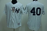 New York Yankees #40 Chien Ming Wang white Jerseys,baseball caps,new era cap wholesale,wholesale hats