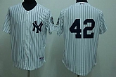 New York Yankees #42 Rivera white Jerseys,baseball caps,new era cap wholesale,wholesale hats