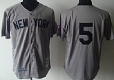 New York Yankees #5 Joe DiMaggio Gray 1939 Throwback Jerseys,baseball caps,new era cap wholesale,wholesale hats