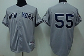 New York Yankees #55 Hideki Matsui grey Jerseys,baseball caps,new era cap wholesale,wholesale hats