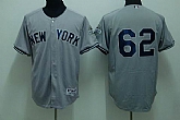 New York Yankees #62 Joba Chamberlain grey Jerseys,baseball caps,new era cap wholesale,wholesale hats