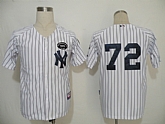New York Yankees #72 Dellin Betances White Strip with GMS Jerseys,baseball caps,new era cap wholesale,wholesale hats