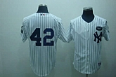 New York Yankees 2010 GMS Memorial Patch Yankees #42 Rivera white Jerseys,baseball caps,new era cap wholesale,wholesale hats