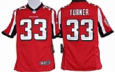 Nike Atlanta Falcons #33 Michael Turner Red Game Jerseys,baseball caps,new era cap wholesale,wholesale hats