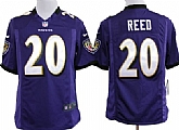 Nike Baltimore Ravens #20 Ed Reed Game Purple Jerseys,baseball caps,new era cap wholesale,wholesale hats