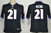 Nike Baltimore Ravens #21 Lardarius Webb Black Game Jerseys,baseball caps,new era cap wholesale,wholesale hats