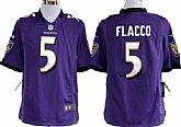 Nike Baltimore Ravens #5 Joe Flacco Game Purple Jerseys,baseball caps,new era cap wholesale,wholesale hats