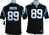 Nike Carolina Panthers #89 Steve Smith Black Game Jerseys,baseball caps,new era cap wholesale,wholesale hats