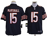 Nike Chicago Bears #15 Brandon Marshall Game Blue Jerseys,baseball caps,new era cap wholesale,wholesale hats