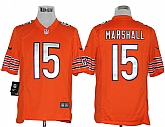Nike Chicago Bears #15 Brandon Marshall Game Orange Jerseys,baseball caps,new era cap wholesale,wholesale hats