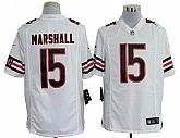 Nike Chicago Bears #15 Brandon Marshall Game White Jerseys,baseball caps,new era cap wholesale,wholesale hats