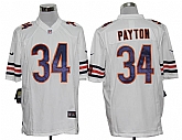 Nike Chicago Bears #34 Walter Payton Game White Jerseys,baseball caps,new era cap wholesale,wholesale hats