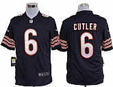 Nike Chicago Bears #6 Jay Cutler game Blue Jerseys,baseball caps,new era cap wholesale,wholesale hats