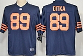 Nike Chicago Bears #89 Mike Ditka Blue With Orange Game Jerseys,baseball caps,new era cap wholesale,wholesale hats
