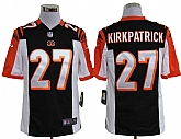 Nike Cincinnati Bengals #27 Dre Kirkpatrick Game Black Jerseys,baseball caps,new era cap wholesale,wholesale hats