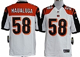 Nike Cincinnati Bengals #58 Rey Maualuga White Game Jerseys,baseball caps,new era cap wholesale,wholesale hats