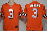 Nike Cleveland Browns #3 Brandon Weeden Game Orange Jerseys,baseball caps,new era cap wholesale,wholesale hats