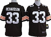 Nike Cleveland Browns #33 Trent Richardson Game Brown Jerseys,baseball caps,new era cap wholesale,wholesale hats