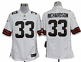 Nike Cleveland Browns #33 Trent Richardson Game White Jerseys,baseball caps,new era cap wholesale,wholesale hats