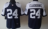 Nike Dallas Cowboys #24 Morris Claiborne Blue Thanksgiving Game Jerseys,baseball caps,new era cap wholesale,wholesale hats