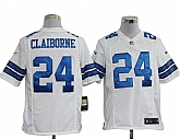 Nike Dallas Cowboys #24 Morris Claiborne White Game Jerseys,baseball caps,new era cap wholesale,wholesale hats