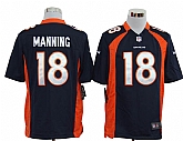 Nike Denver Broncos #18 Manning Blue Jerseys,baseball caps,new era cap wholesale,wholesale hats
