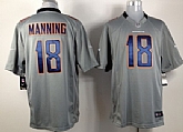 Nike Denver Broncos #18 Peyton Manning Gray Game Jerseys,baseball caps,new era cap wholesale,wholesale hats