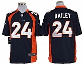 Nike Denver Broncos #24 Champ Bailey Blue Game Jerseys,baseball caps,new era cap wholesale,wholesale hats