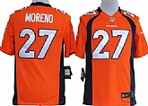 Nike Denver Broncos #27 Knowshon Moreno Orange Game Jerseys,baseball caps,new era cap wholesale,wholesale hats