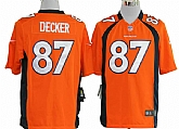 Nike Denver Broncos #87 Eric Decker Game Orange Jerseys,baseball caps,new era cap wholesale,wholesale hats
