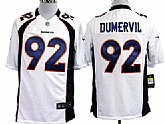 Nike Denver Broncos #92 Elvis Dumervil Game White Jerseys,baseball caps,new era cap wholesale,wholesale hats