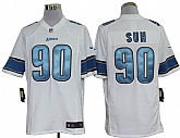 Nike Detroit Lions #90 Ndamukong Suh Game White Jerseys,baseball caps,new era cap wholesale,wholesale hats