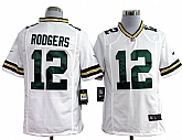 Nike Green Bay Packers #12 Aaron Rodgers Game White Jerseys,baseball caps,new era cap wholesale,wholesale hats