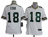Nike Green Bay Packers #18 Randall Cobb White Game Jerseys,baseball caps,new era cap wholesale,wholesale hats