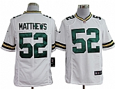 Nike Green Bay Packers #52 Clav Matthews Game White Jerseys,baseball caps,new era cap wholesale,wholesale hats