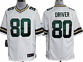 Nike Green Bay Packers #80 Donald Driver White Game Jerseys,baseball caps,new era cap wholesale,wholesale hats