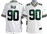 Nike Green Bay Packers #90 B. J. Raji Game White Jerseys,baseball caps,new era cap wholesale,wholesale hats