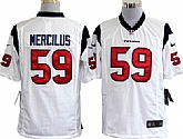 Nike Houston Texans #59 Whitney Mercilus Game White Jerseys,baseball caps,new era cap wholesale,wholesale hats