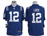 Nike Indianapolis Colts #12 Andrew Luck Game Blue Jerseys,baseball caps,new era cap wholesale,wholesale hats
