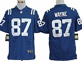 Nike Indianapolis Colts #87 Reggie Wayne Blue Game Jerseys,baseball caps,new era cap wholesale,wholesale hats