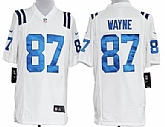 Nike Indianapolis Colts #87 Reggie Wayne White Game Jerseys,baseball caps,new era cap wholesale,wholesale hats