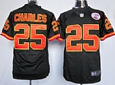 Nike Kansas City Chiefs #25 Jamaal Charles Black Game Jerseys,baseball caps,new era cap wholesale,wholesale hats