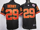 Nike Kansas City Chiefs #29 Eric Berry Black Game Jerseys