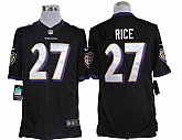 Nike Limited Baltimore Ravens #27 Ray Rice Black Jerseys,baseball caps,new era cap wholesale,wholesale hats